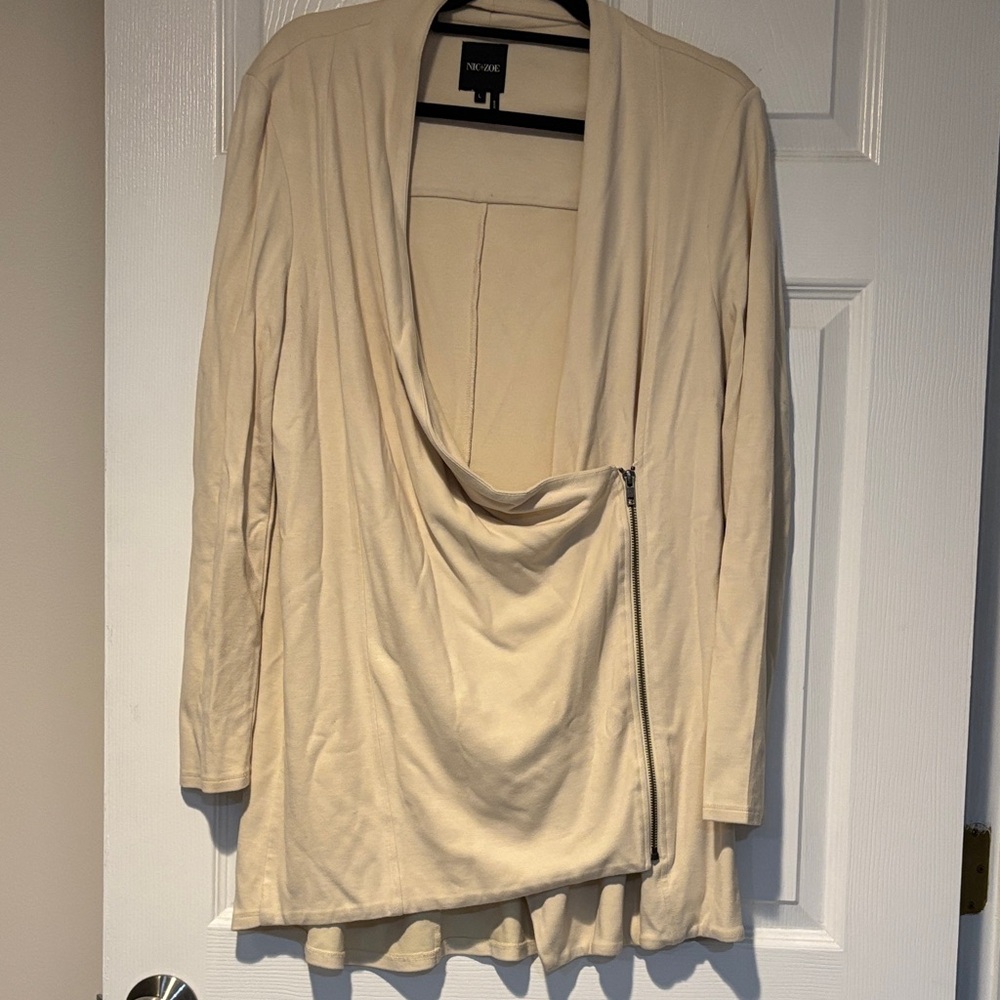 NIC+ZOE Elegant Cream Jacket